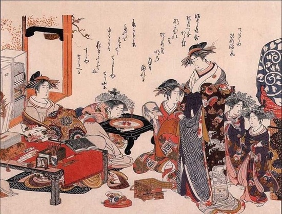 японская живопись Ямато-Э, XI-XII вв.